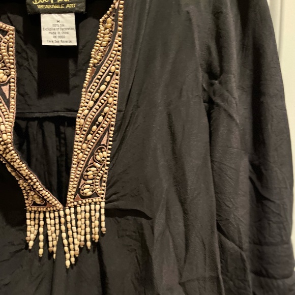 Bob Mackie 100% silk Wearable Art size M worn once. B2 - Picture 5 of 8